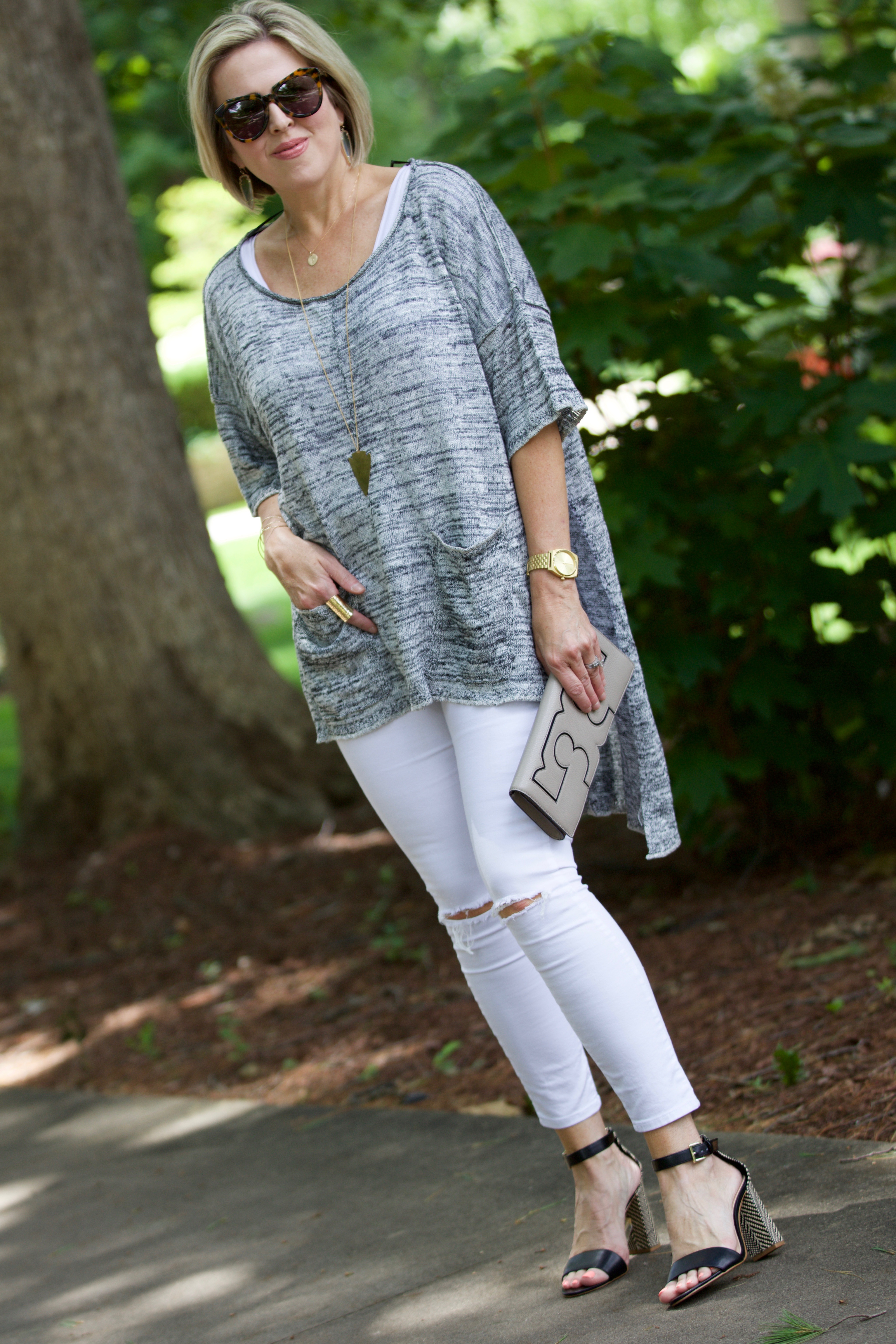 High-Low Hem Summertime Sweater