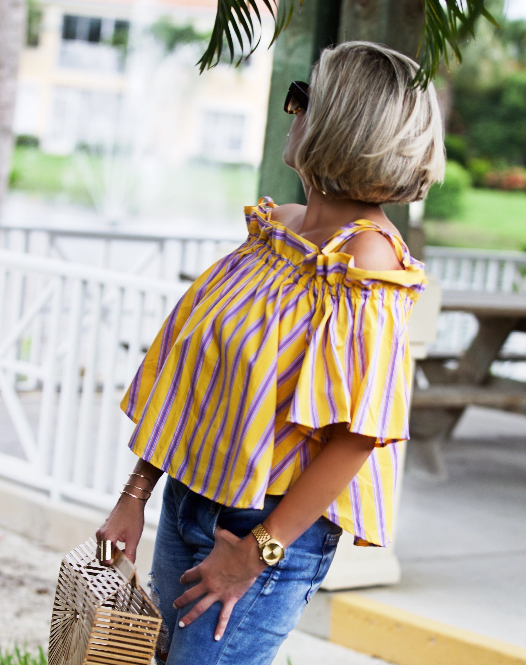 Bold Off The Shoulder Top