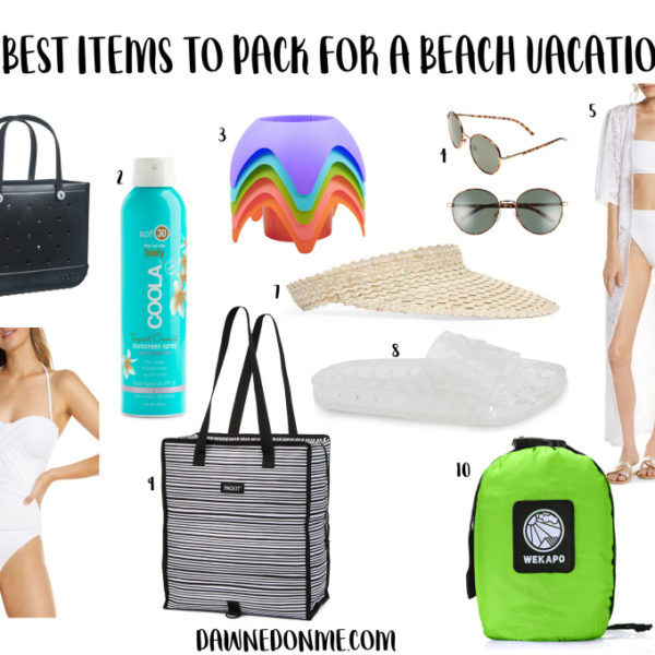 Top 10 Beach Essentials for your Summer Vacation